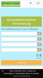 Mobile Screenshot of kurzzeitkennzeichenversicherung.net